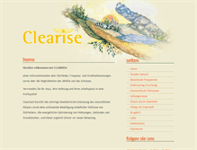 Tablet Screenshot of clearise.de